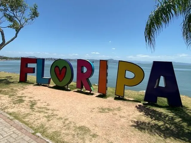 Letreiro de Floripa